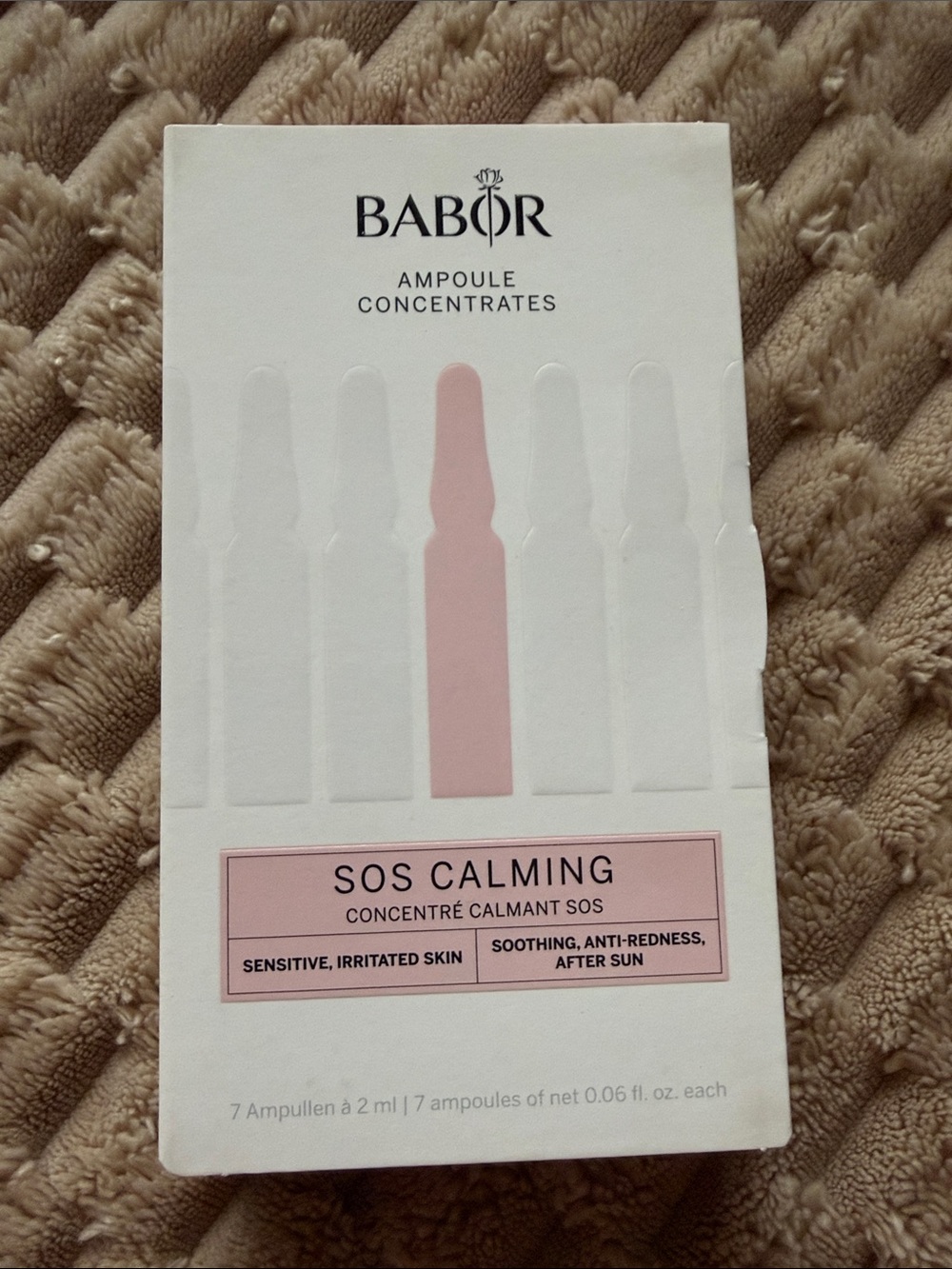 BABOR SOS Calming Ampoule Concentrates - Pink